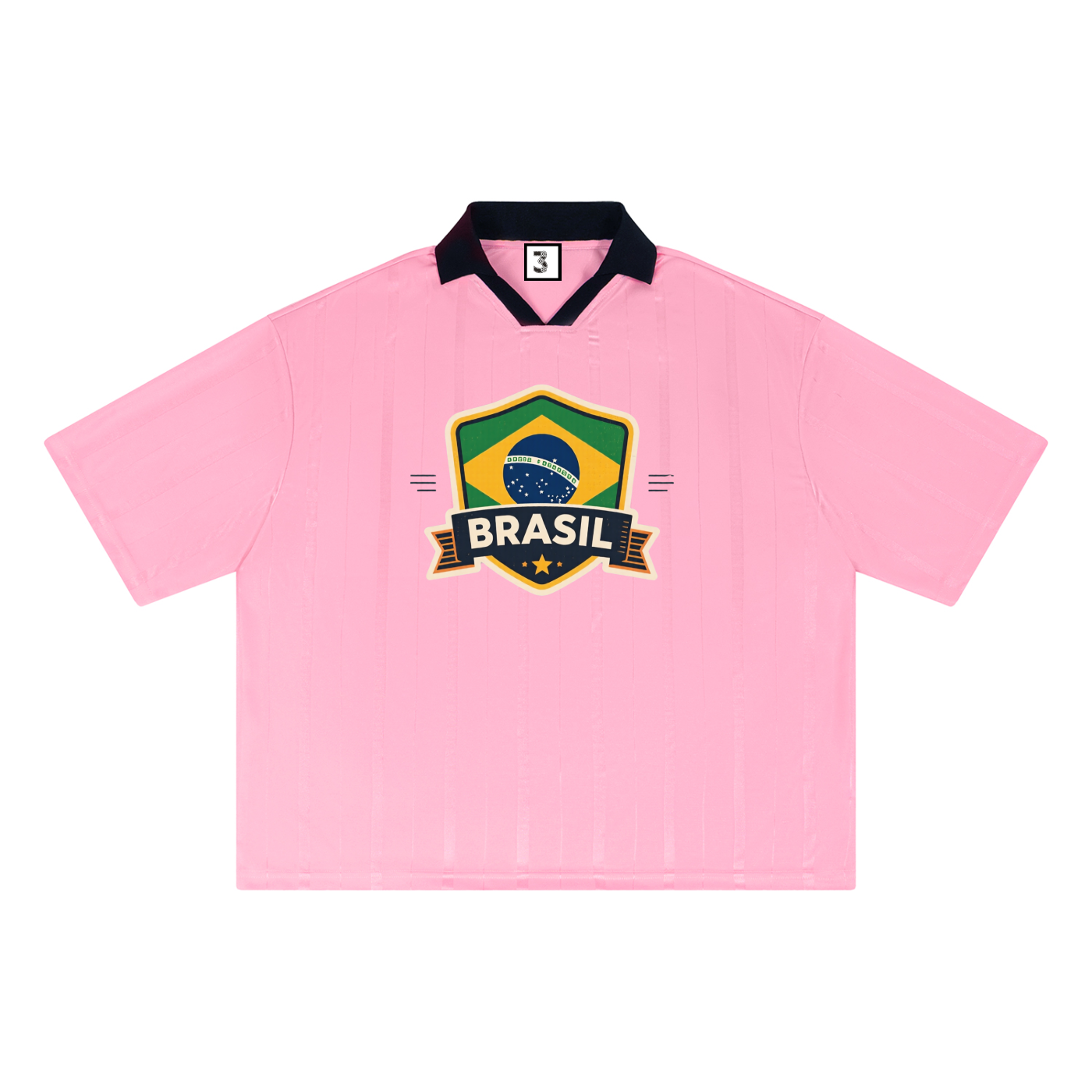 Unisex Striped Boxy Soccer Jersey
