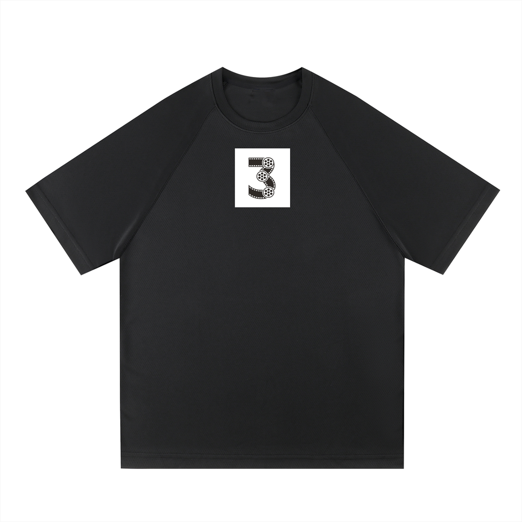 Raglan Sleeve Mesh T-Shirt