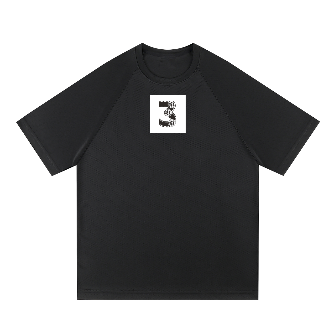 Raglan Sleeve Mesh T-Shirt
