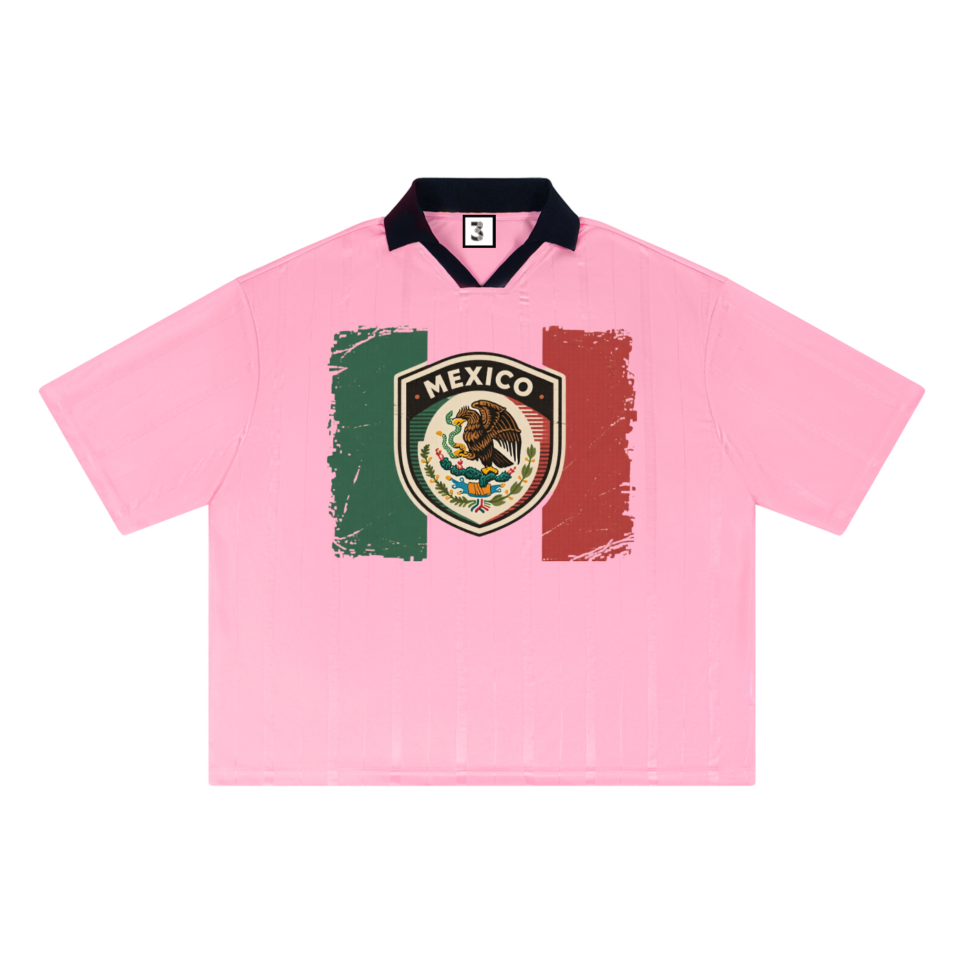 Unisex Striped Boxy Soccer Jersey