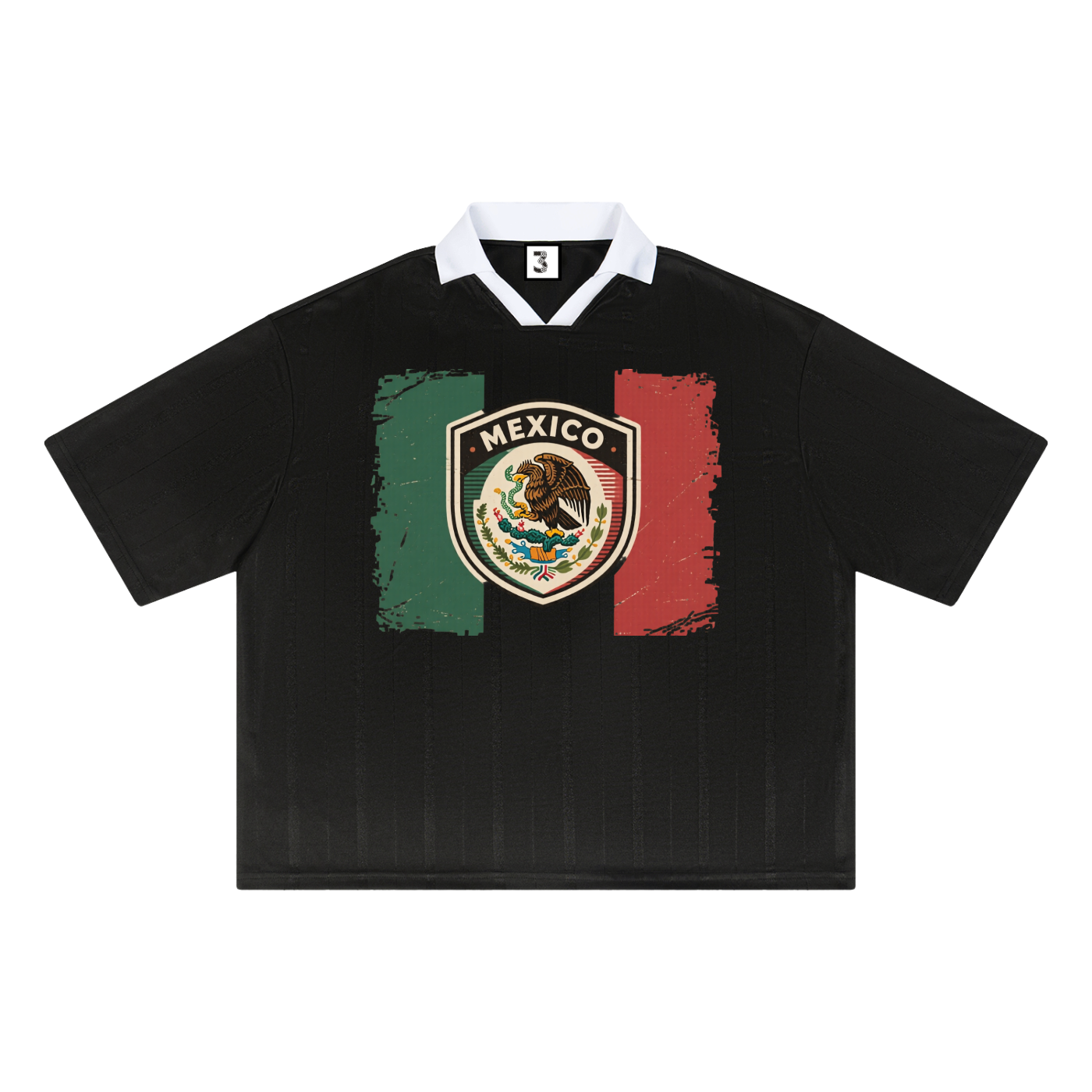 Unisex Striped Boxy Soccer Jersey