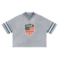 Unisex Boxy Striped Soccer Jersey
