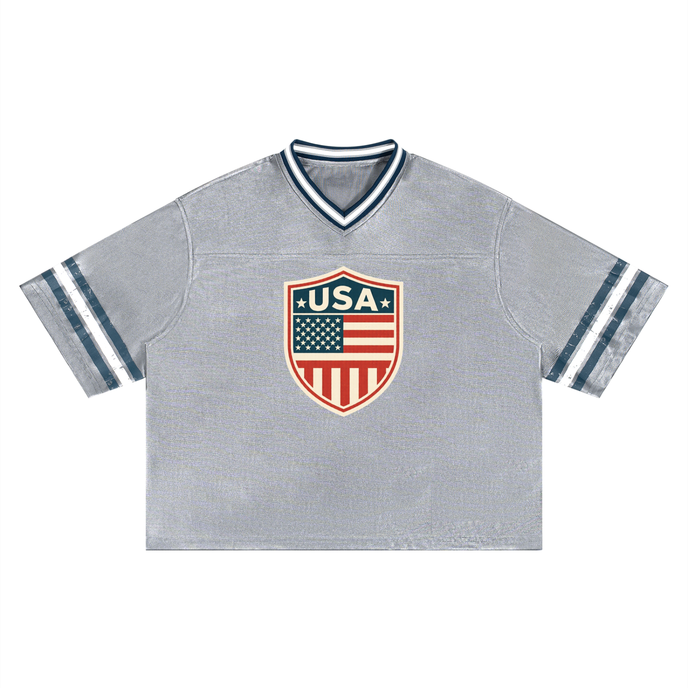 Unisex Boxy Striped Soccer Jersey