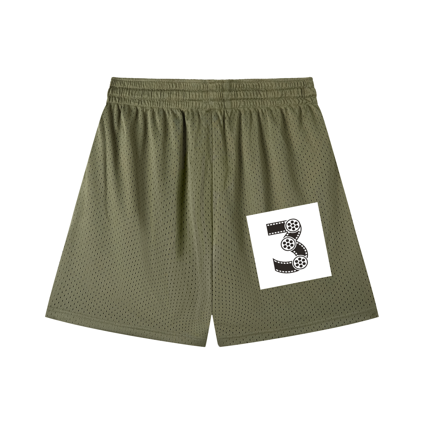 Mesh Drawstring Shorts