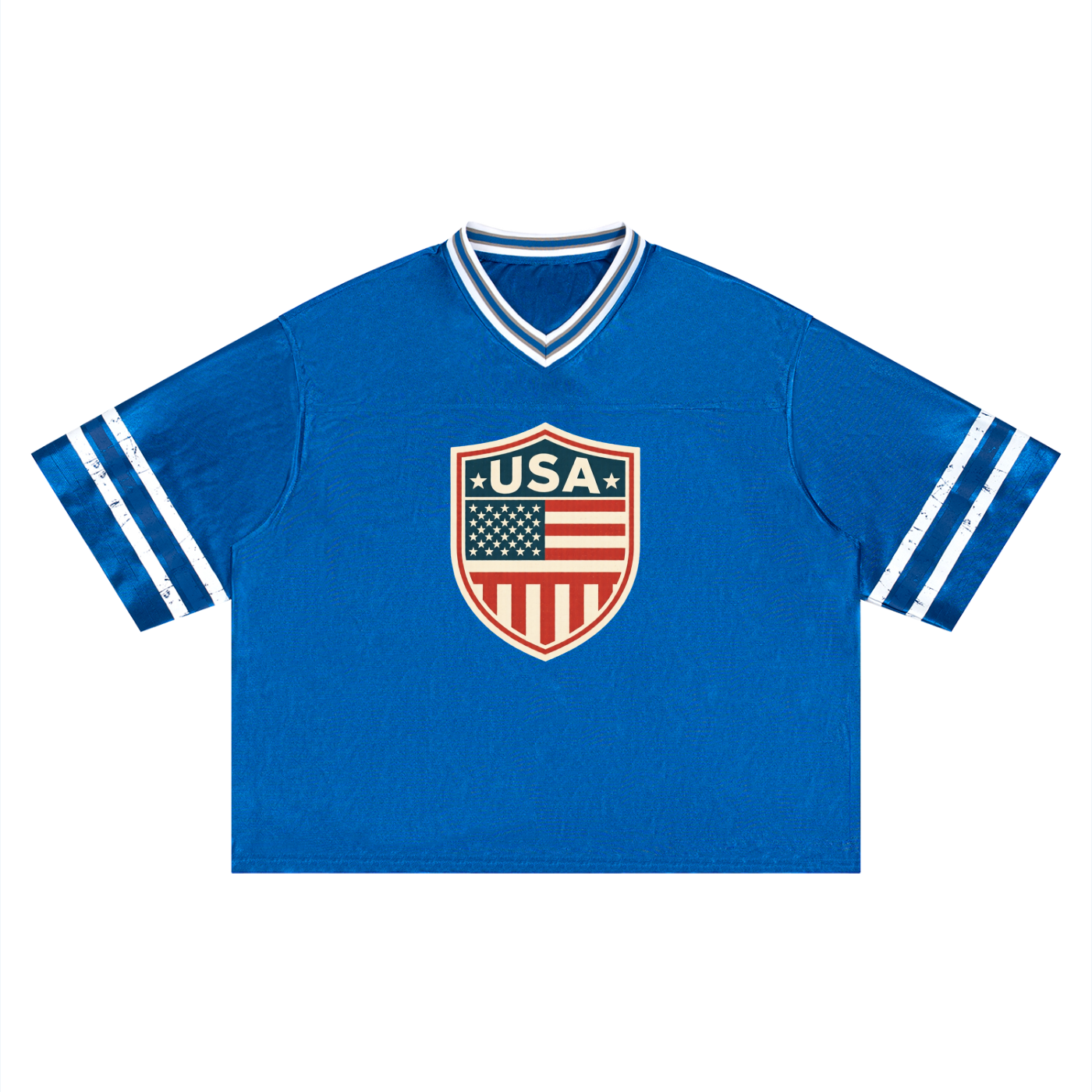 Unisex Boxy Striped Soccer Jersey