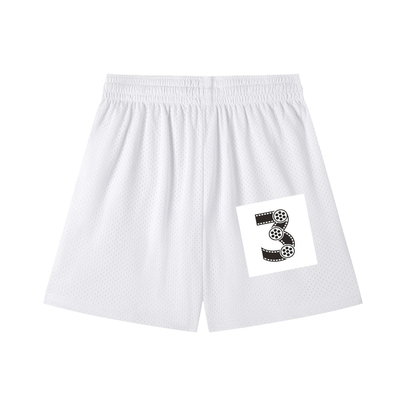 Mesh Drawstring Shorts