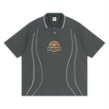 Unisex Raglan Piping Polo Shirt