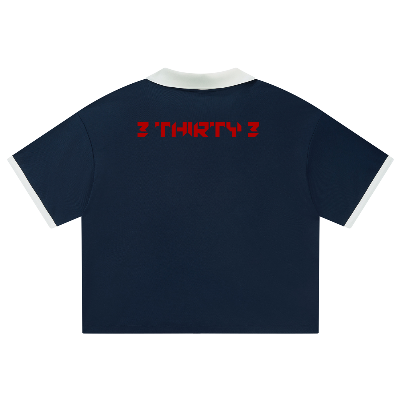 Unisex Collared Piping Boxy Soccer Jersey