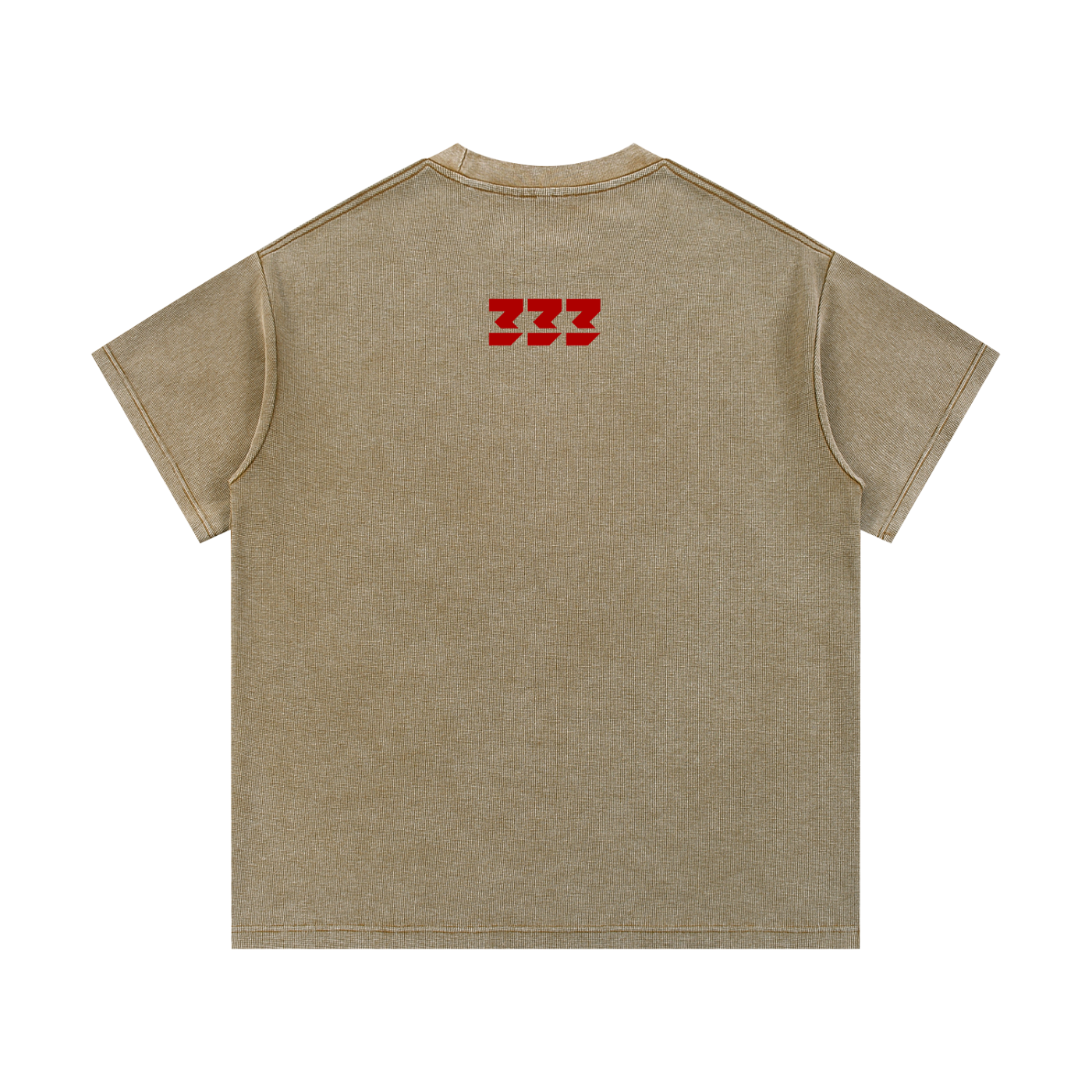 Mineral Wash Waffle Knit T-Shirt