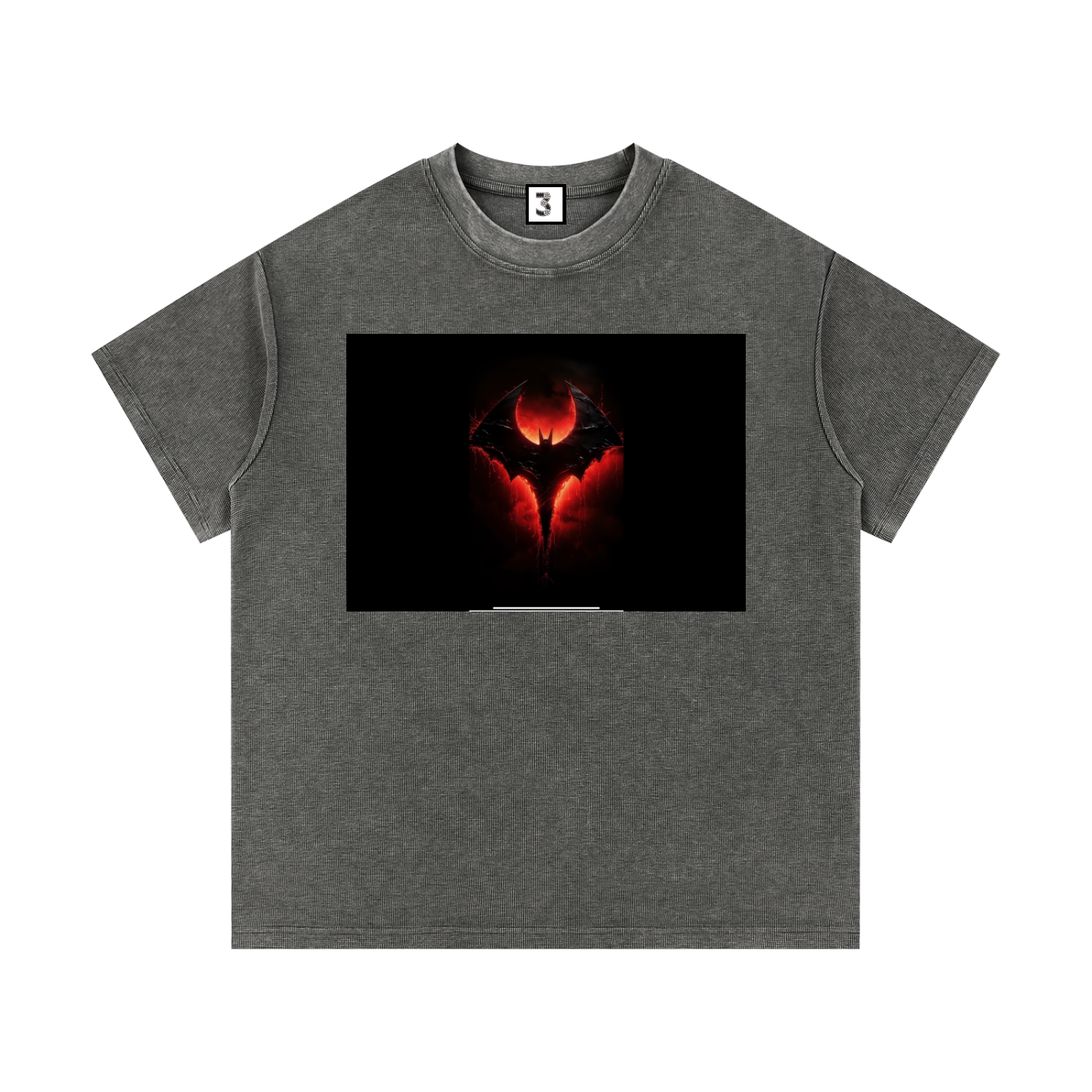 Mineral Wash Waffle Knit T-Shirt