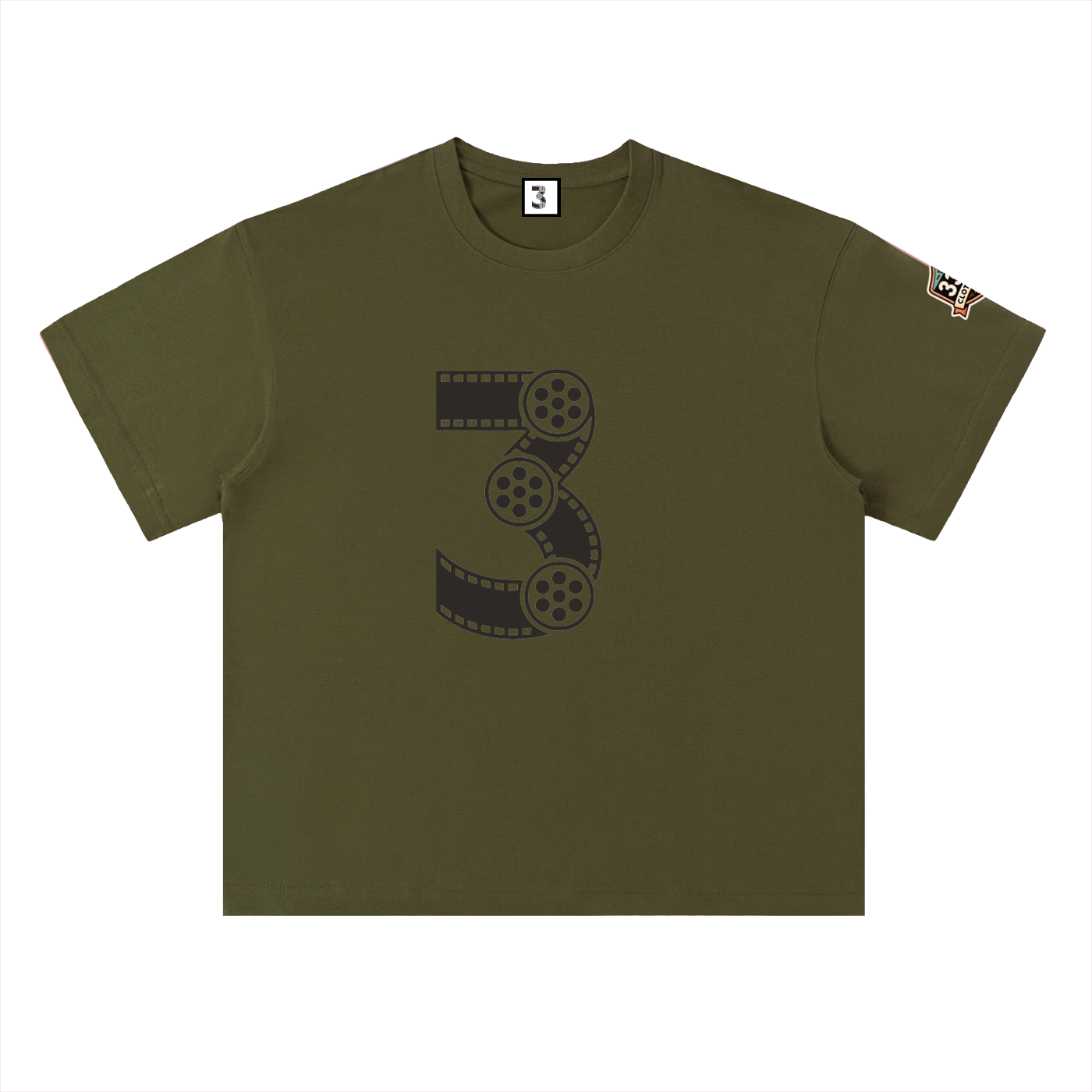 Heavyweight Drop Shoulder Cotton T-Shirt
