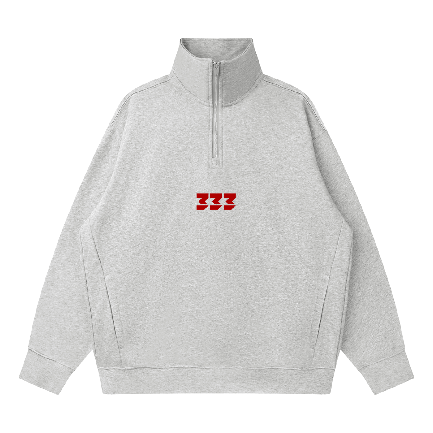 Quarter-Zip Drop Shoulder Sweatshirt