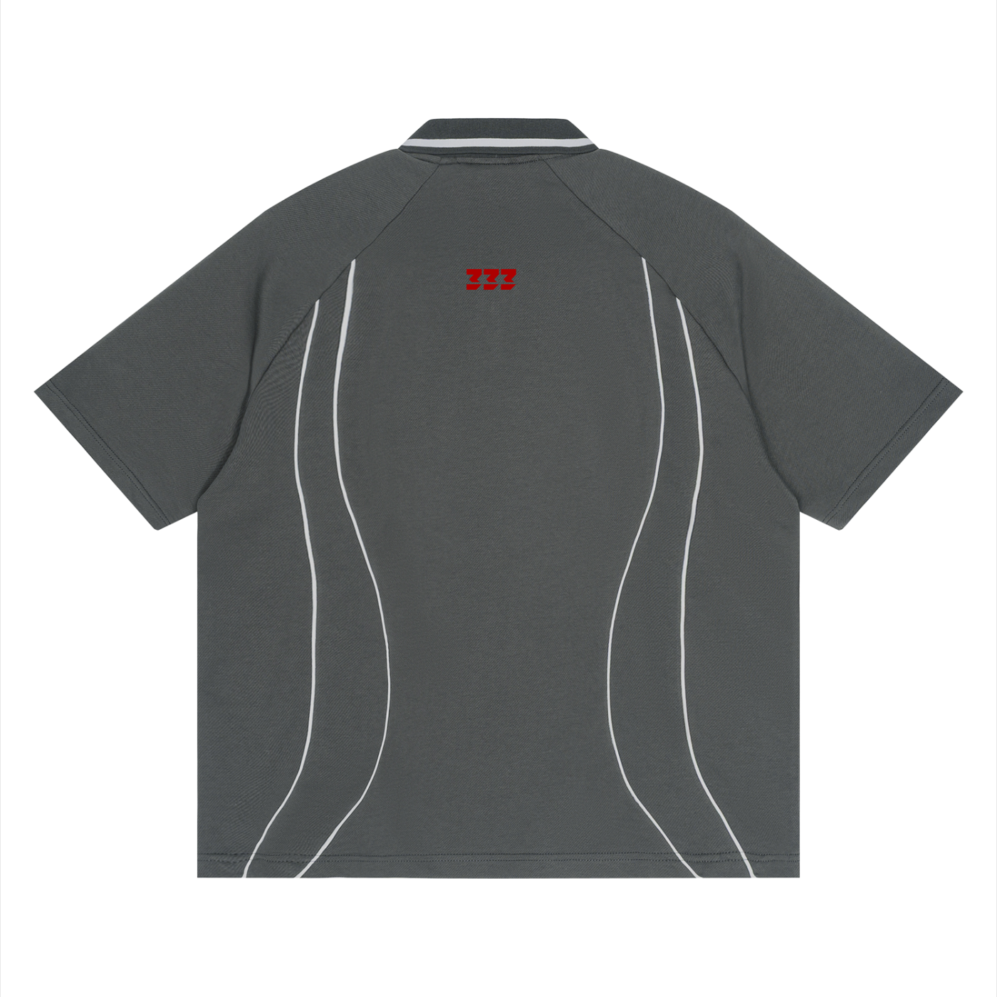 Unisex Raglan Piping Polo Shirt