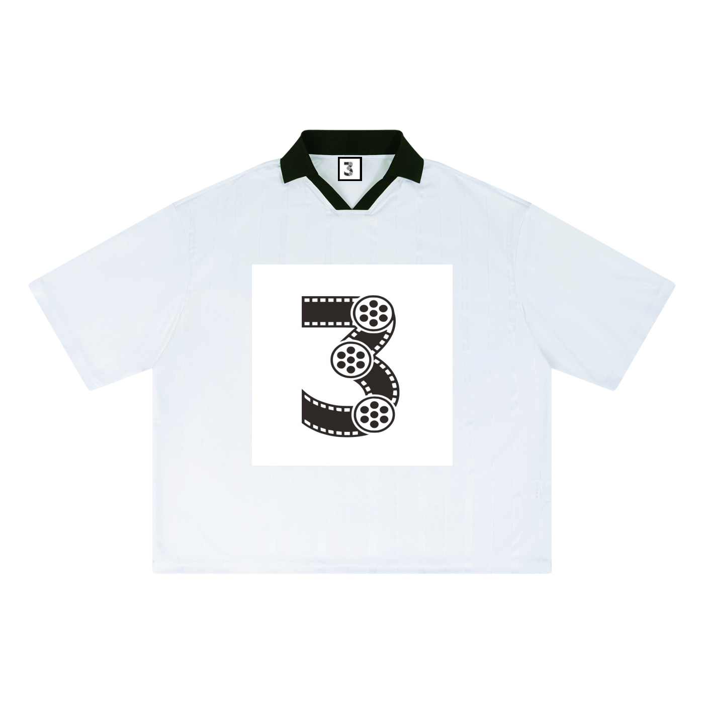 Unisex Striped Boxy Soccer Jersey