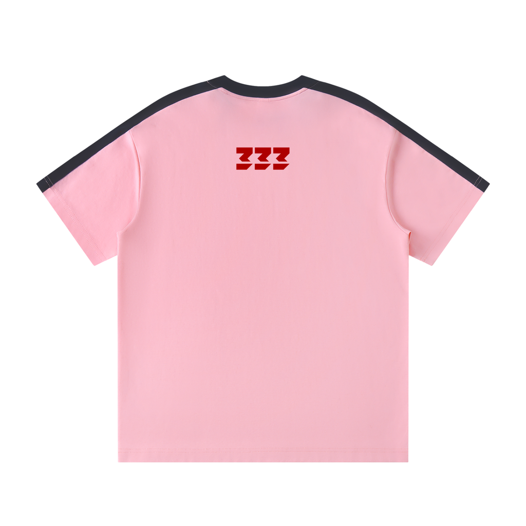 Unisex Colorblock Striped T-Shirt