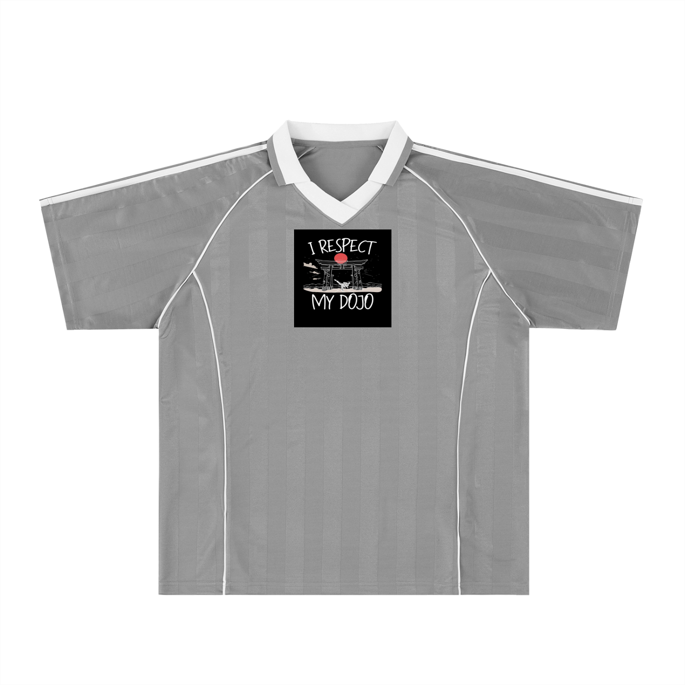Shadow Stripe Collared Soccer Jersey