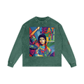 Acid Wash Oversize Long Sleeve T-Shirt