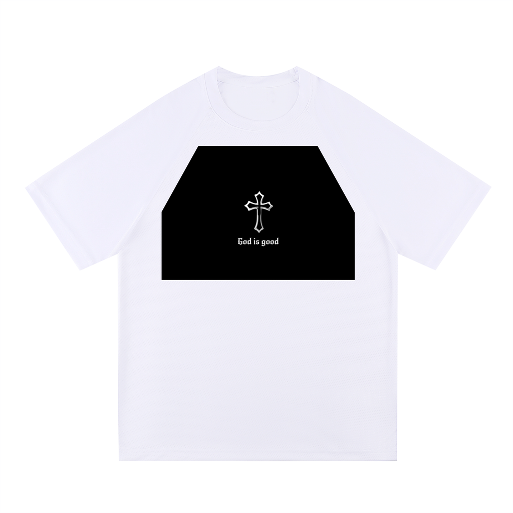 Raglan Sleeve Mesh T-Shirt