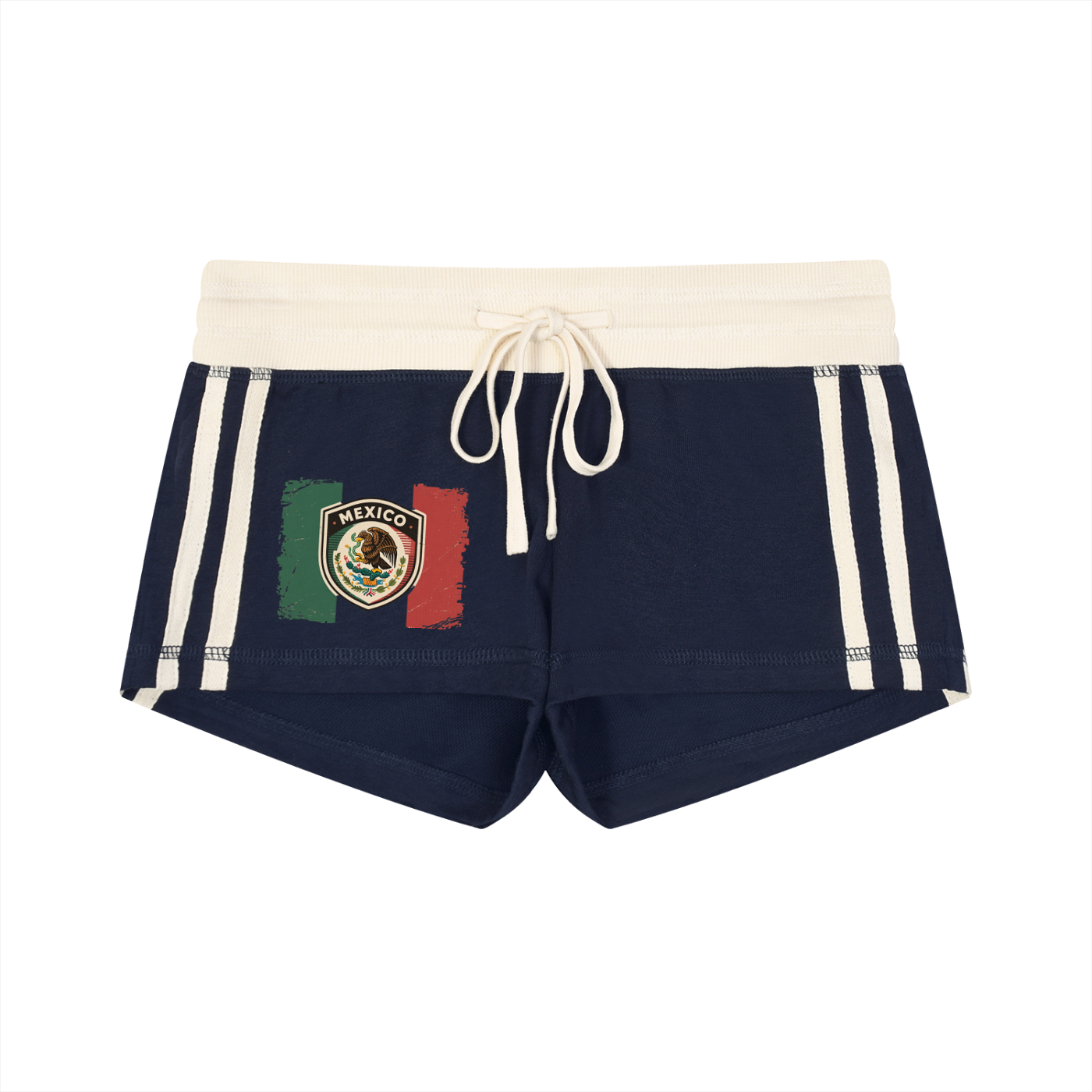 Women's Contrast Stripe Track Shorts