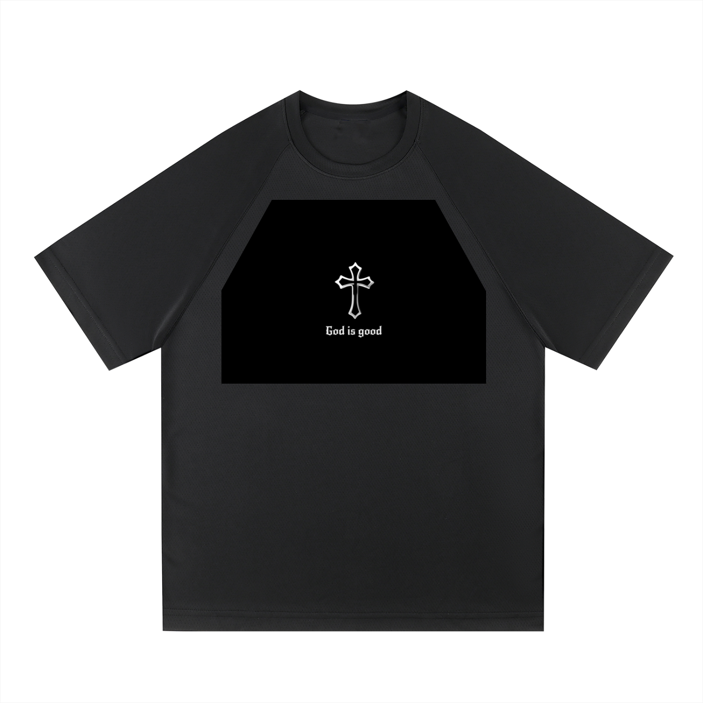 Raglan Sleeve Mesh T-Shirt
