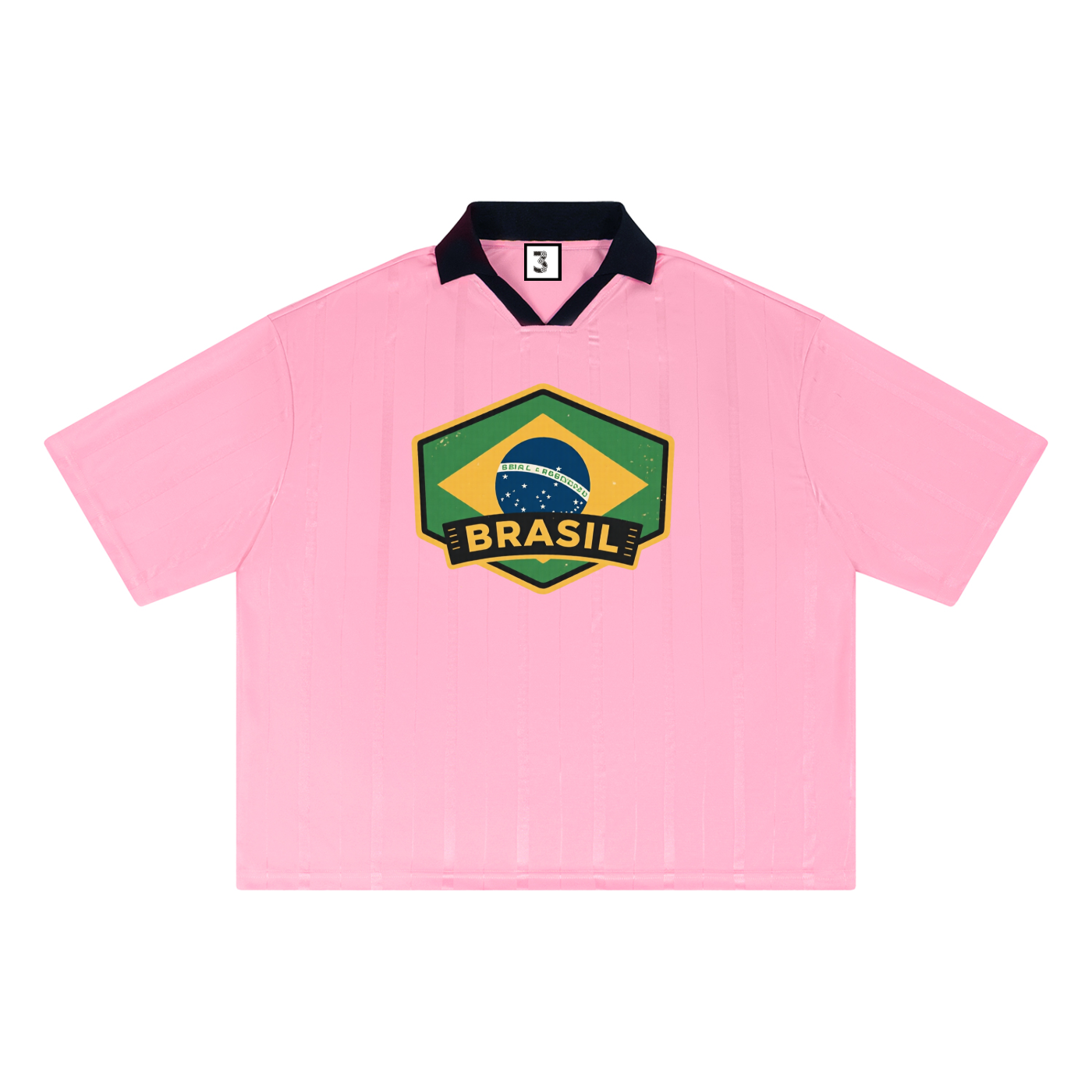 Unisex Striped Boxy Soccer Jersey