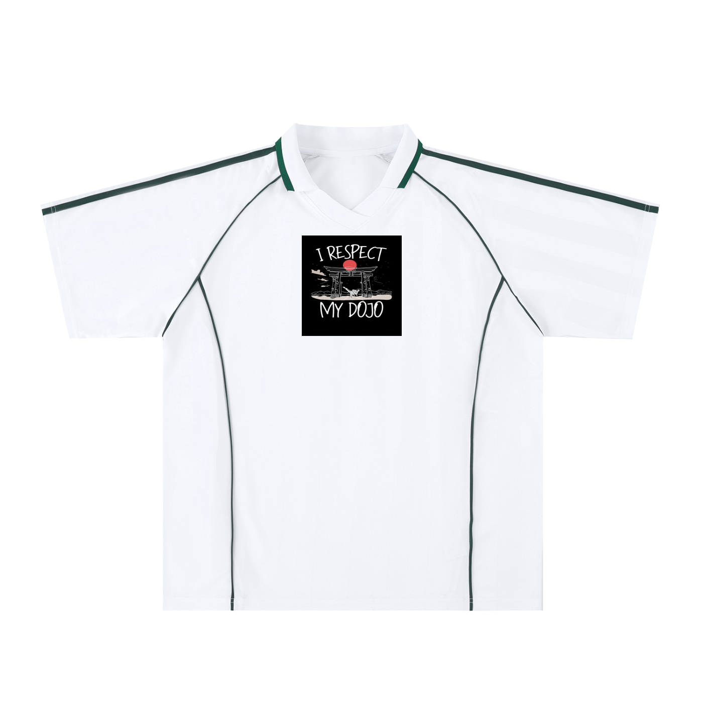 Shadow Stripe Collared Soccer Jersey