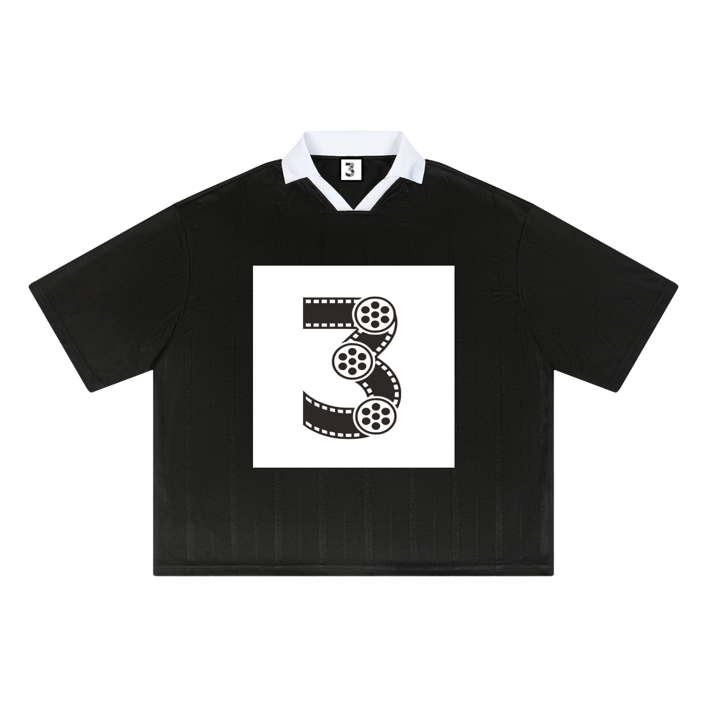 Unisex Striped Boxy Soccer Jersey