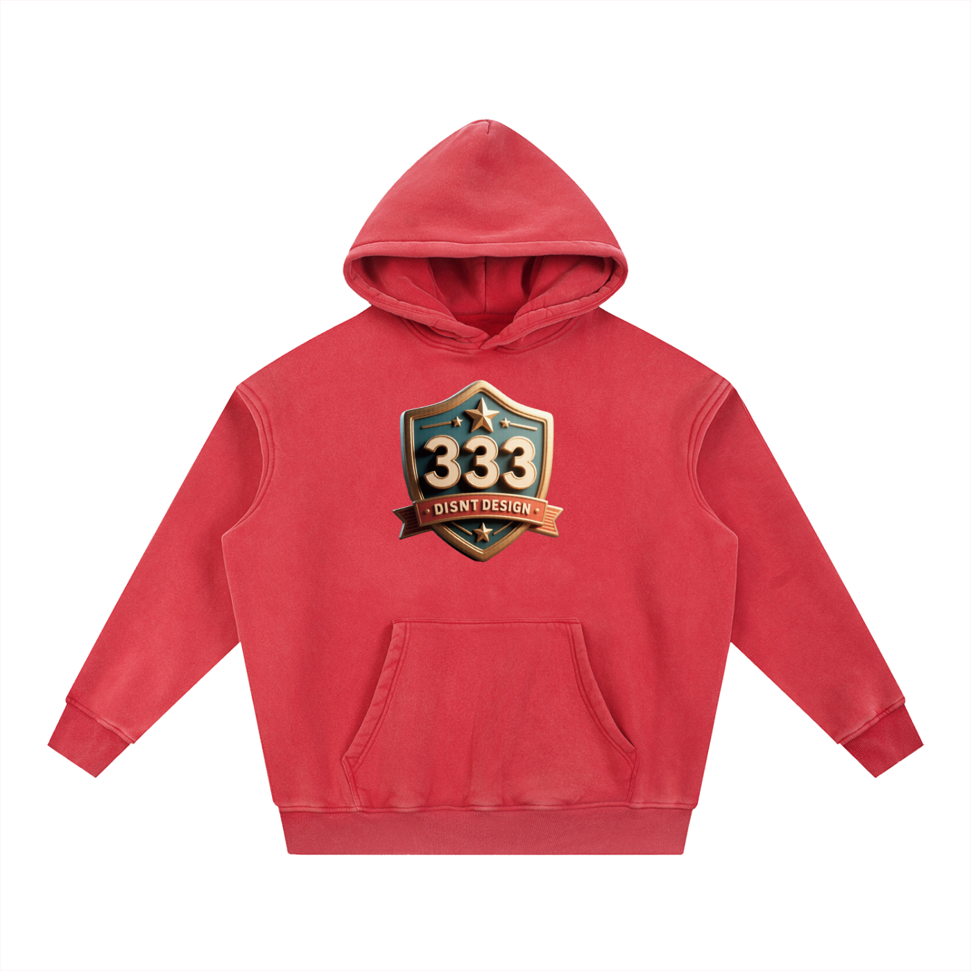 Snow Wash Fleece Oversize Hoodie