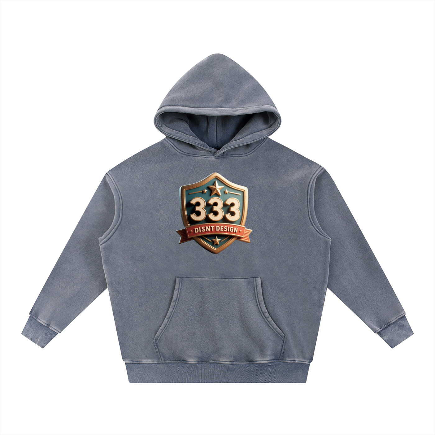 Snow Wash Fleece Oversize Hoodie