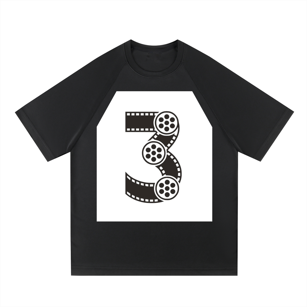 Raglan Sleeve Mesh T-Shirt