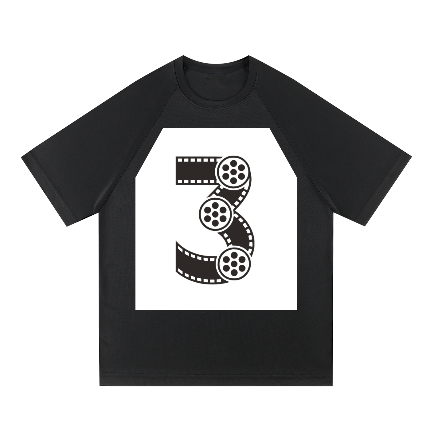 Raglan Sleeve Mesh T-Shirt