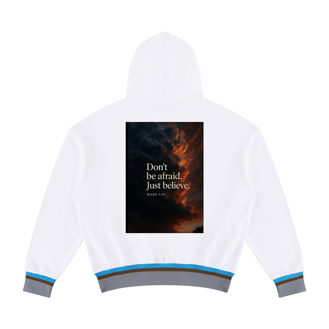 Unisex Oversized Color Block Boxy Hoodie