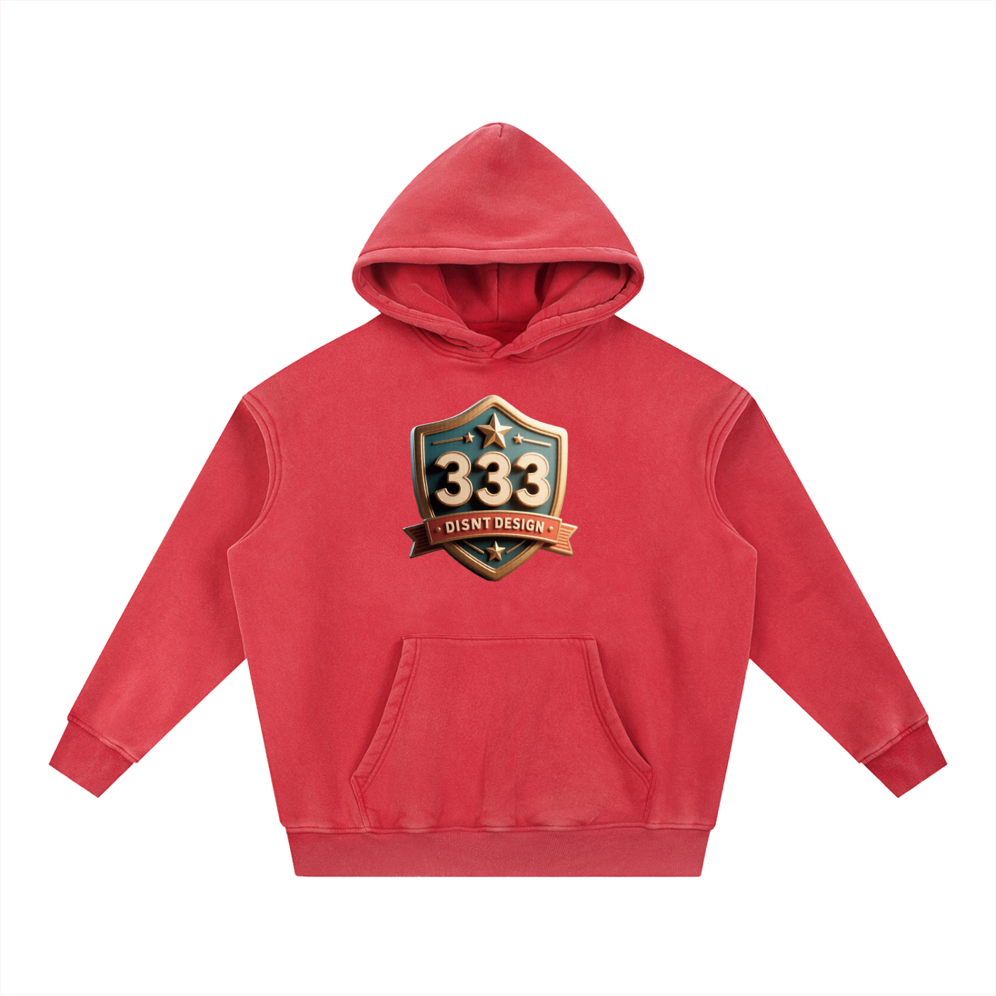 Snow Wash Fleece Oversize Hoodie