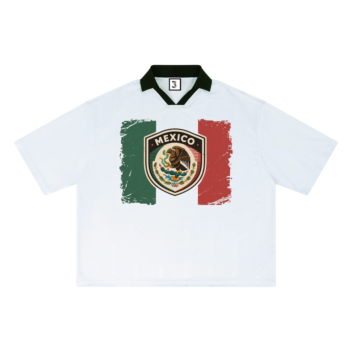 Unisex Striped Boxy Soccer Jersey