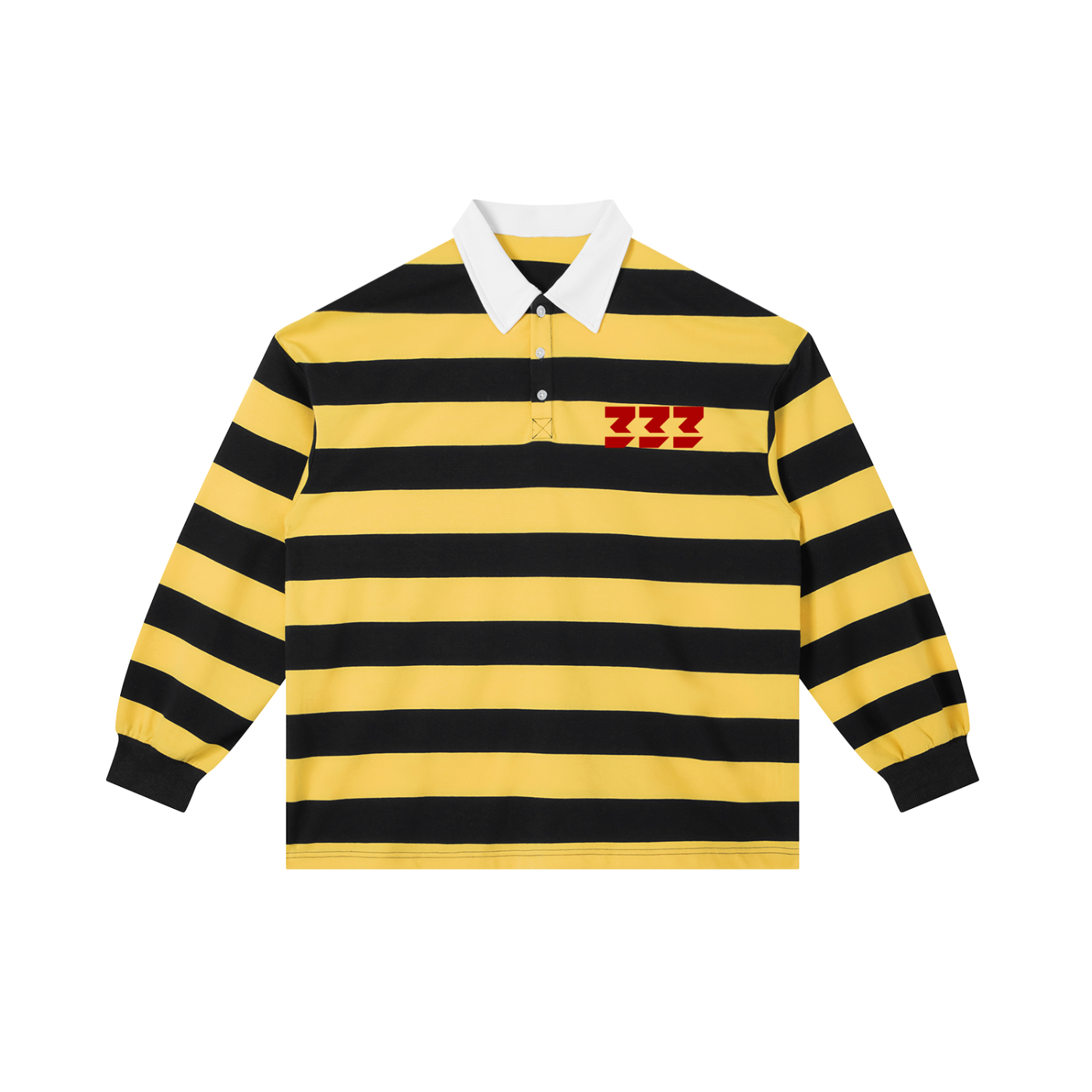Color Block Stripe Polo Shirt