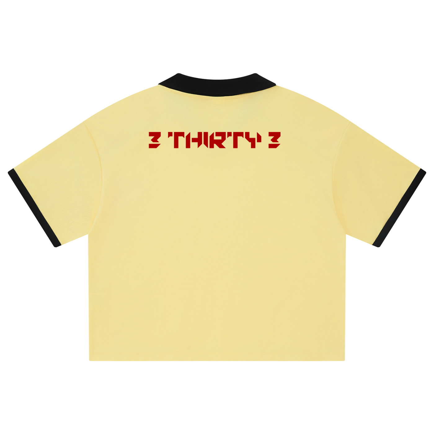 Unisex Collared Piping Boxy Soccer Jersey