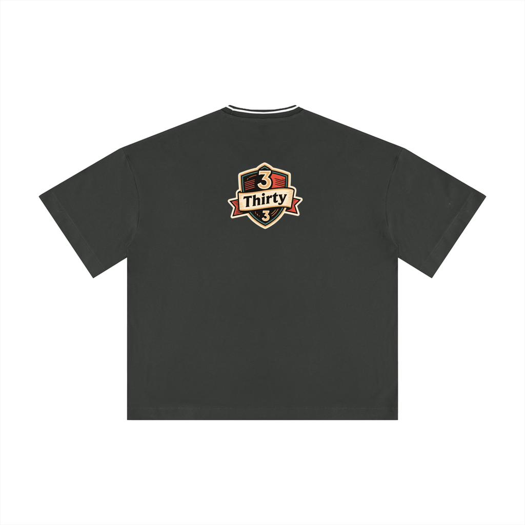 Unisex Boxy Ribbed T-Shirt