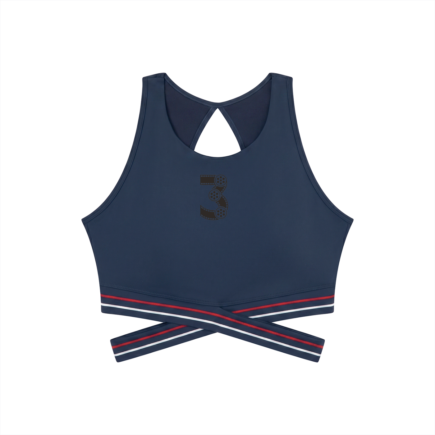Women’s Criss-Cross Band Sports Bra