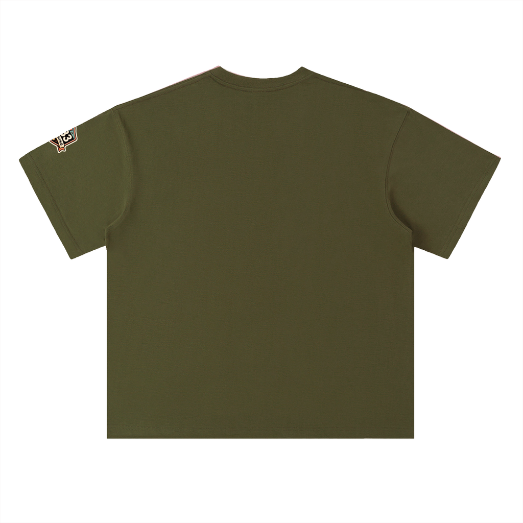 Heavyweight Drop Shoulder Cotton T-Shirt