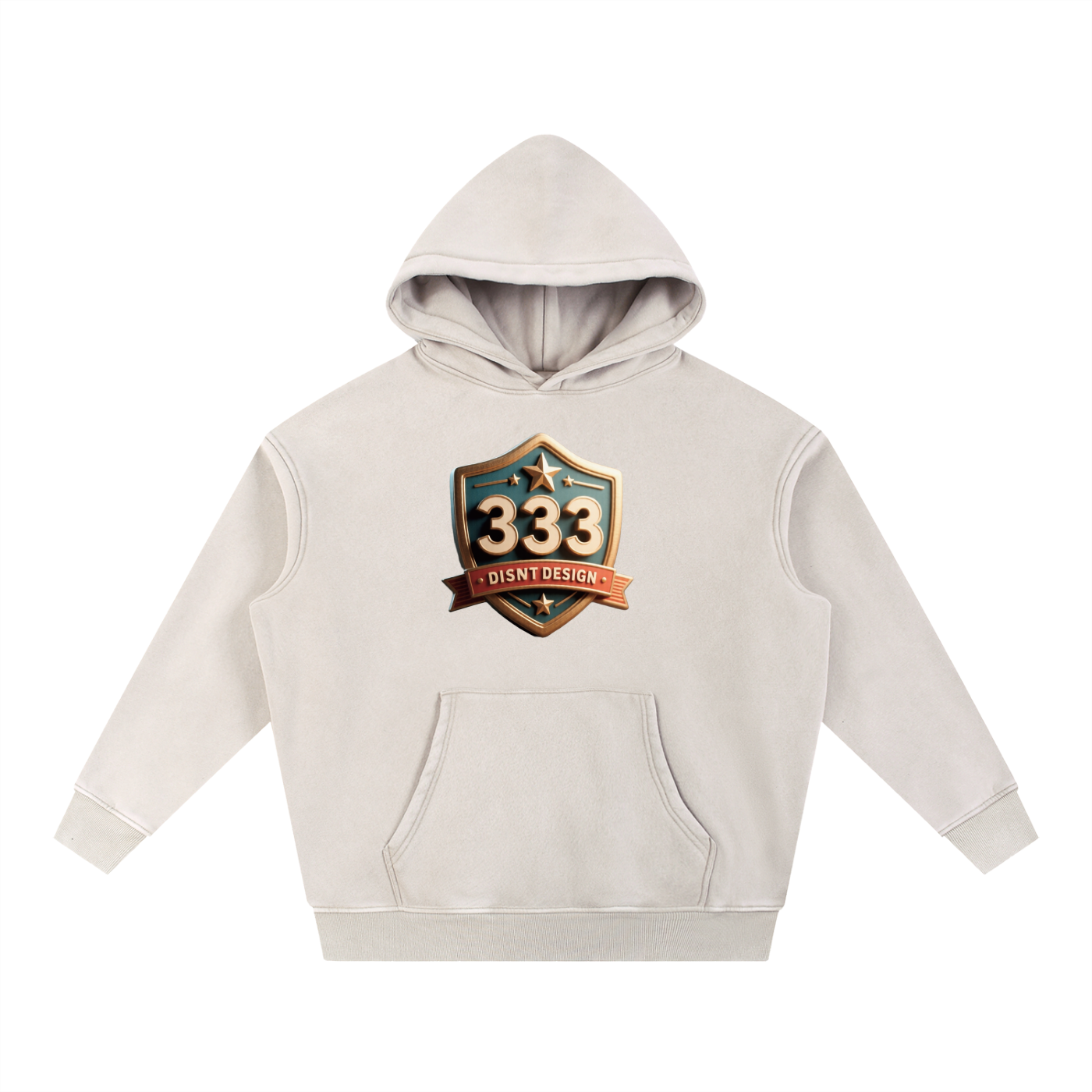 Snow Wash Fleece Oversize Hoodie