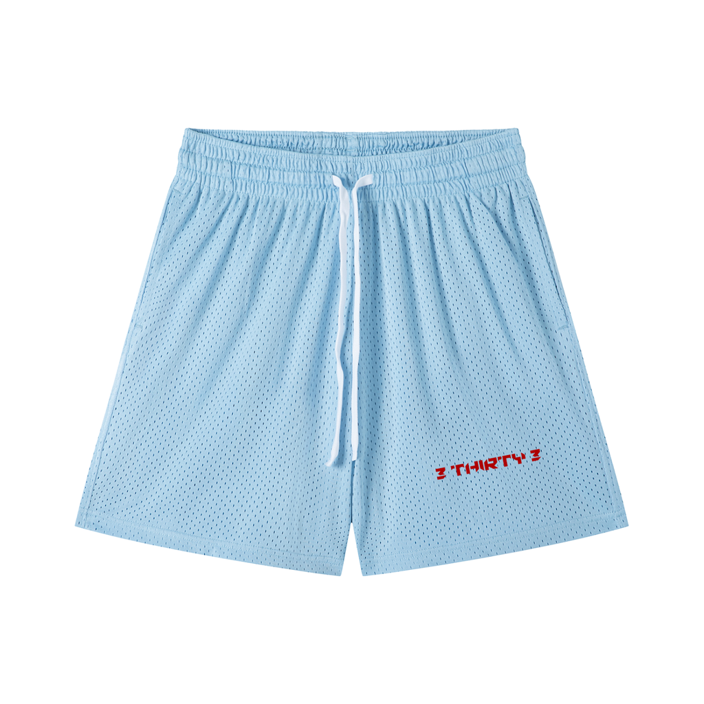 Mesh Drawstring Shorts