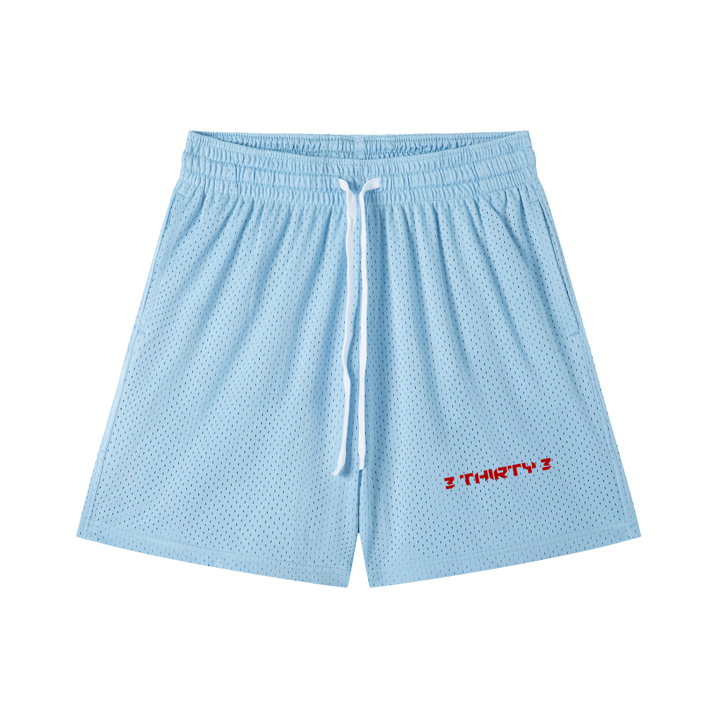 Mesh Drawstring Shorts