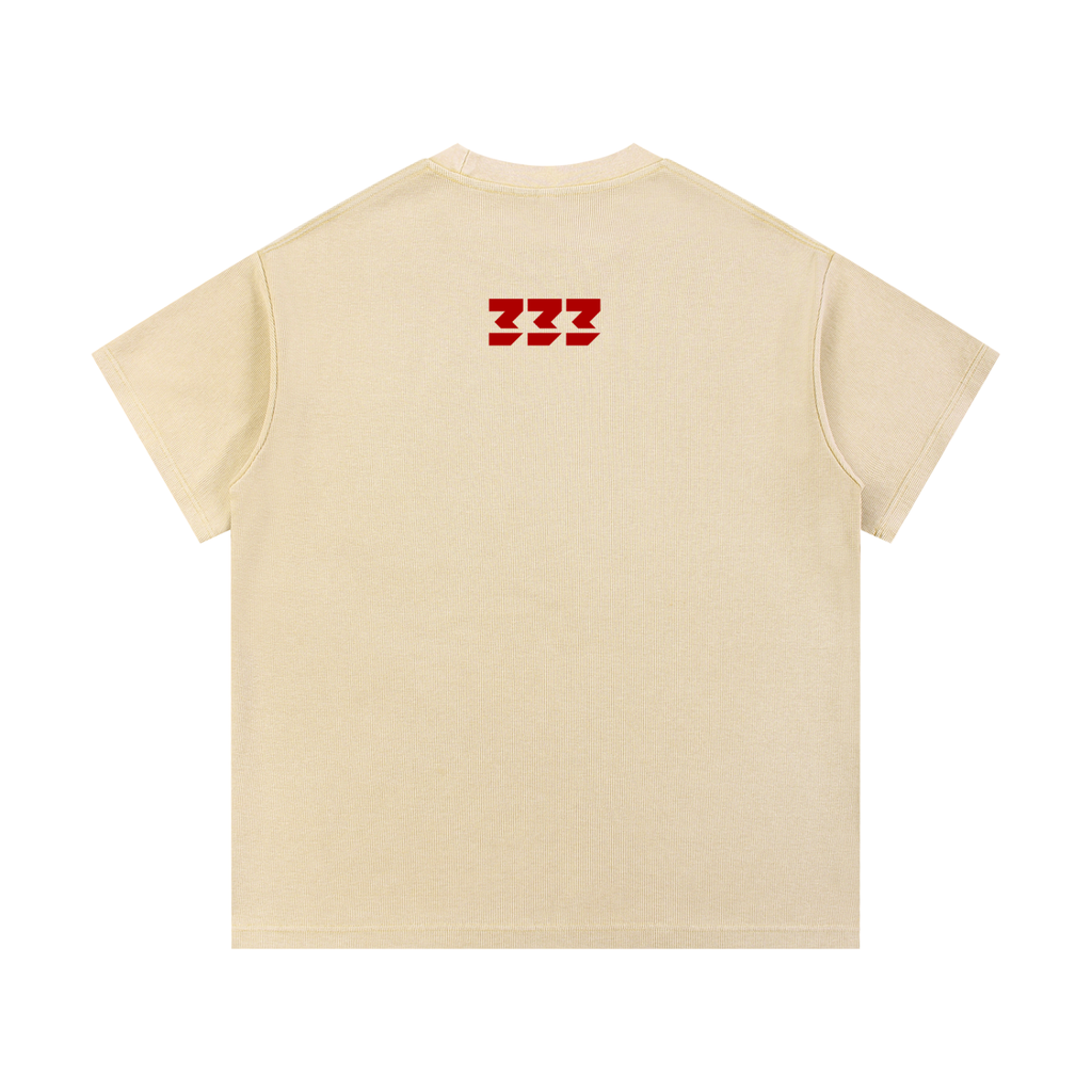 Mineral Wash Waffle Knit T-Shirt