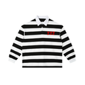 Color Block Stripe Polo Shirt