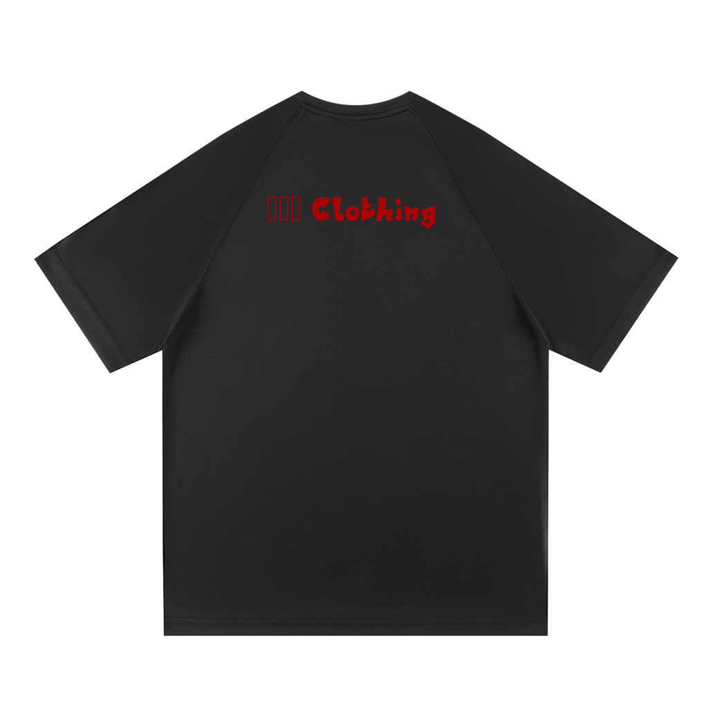 Raglan Sleeve Mesh T-Shirt