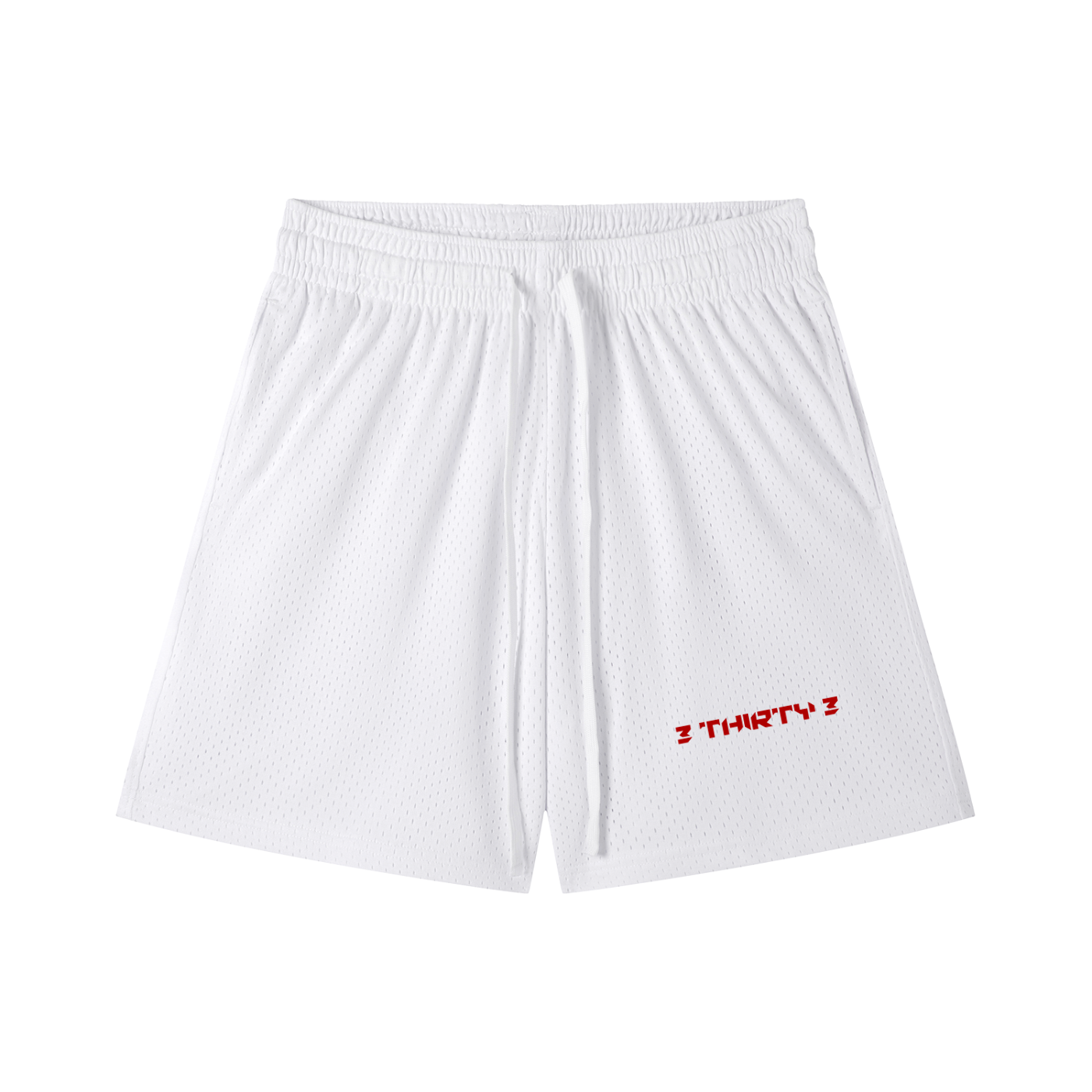 Mesh Drawstring Shorts