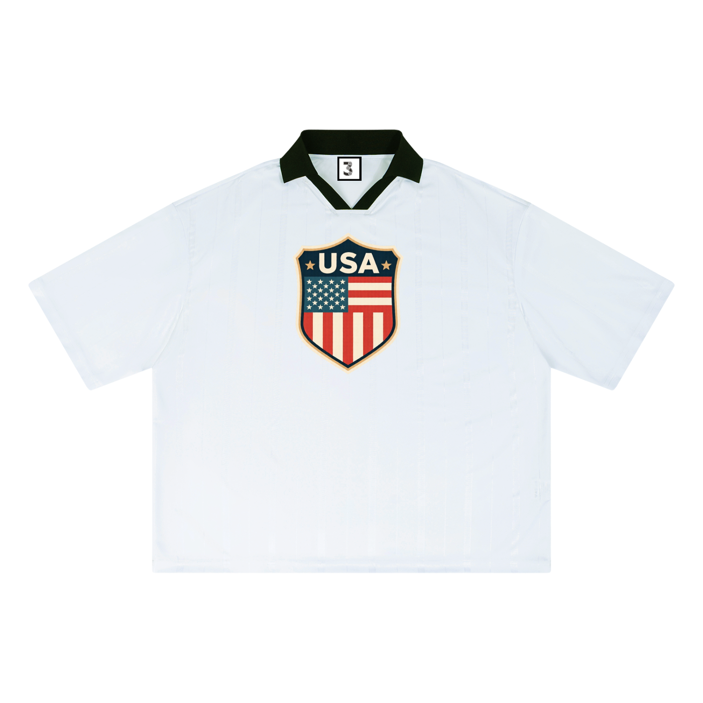 Unisex Striped Boxy Soccer Jersey