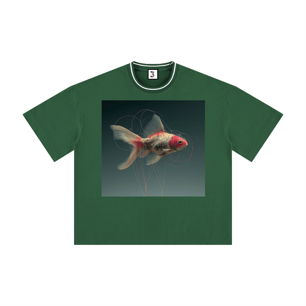 Unisex Boxy Ribbed T-Shirt