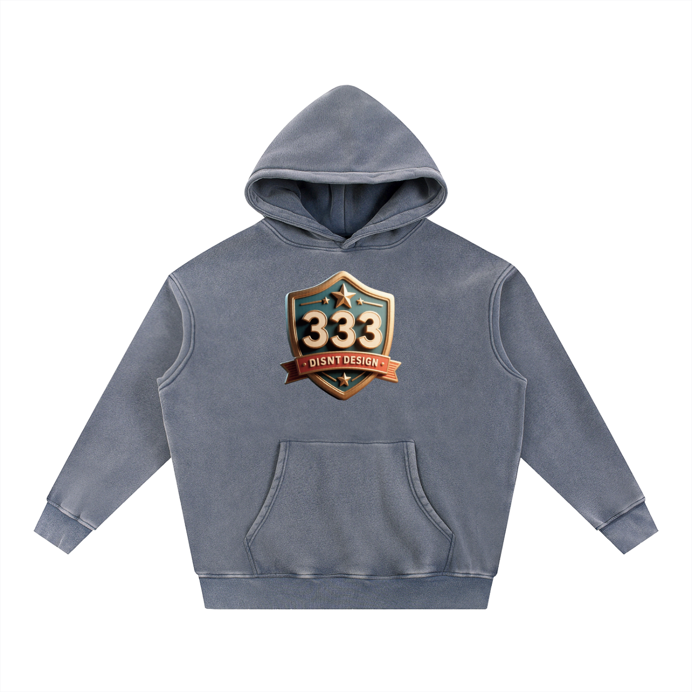 Snow Wash Fleece Oversize Hoodie