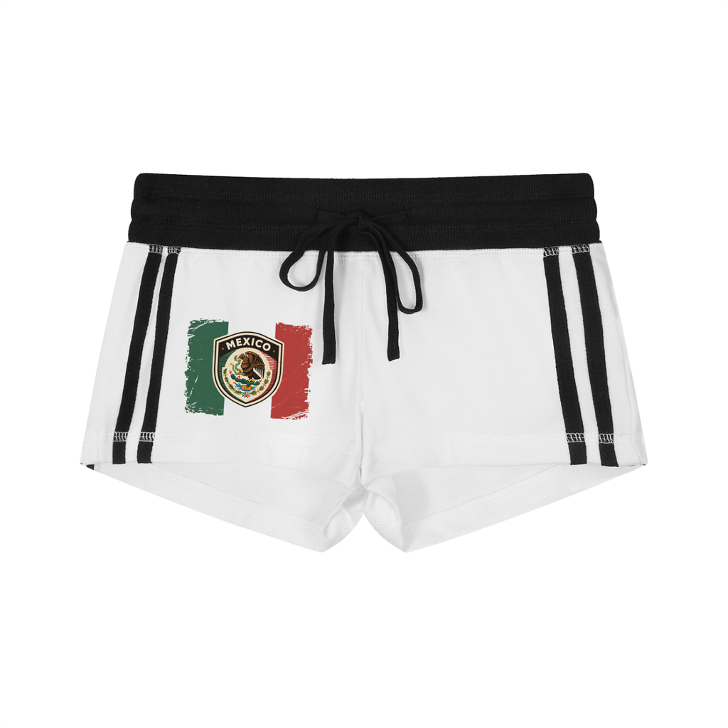 Women's Contrast Stripe Track Shorts